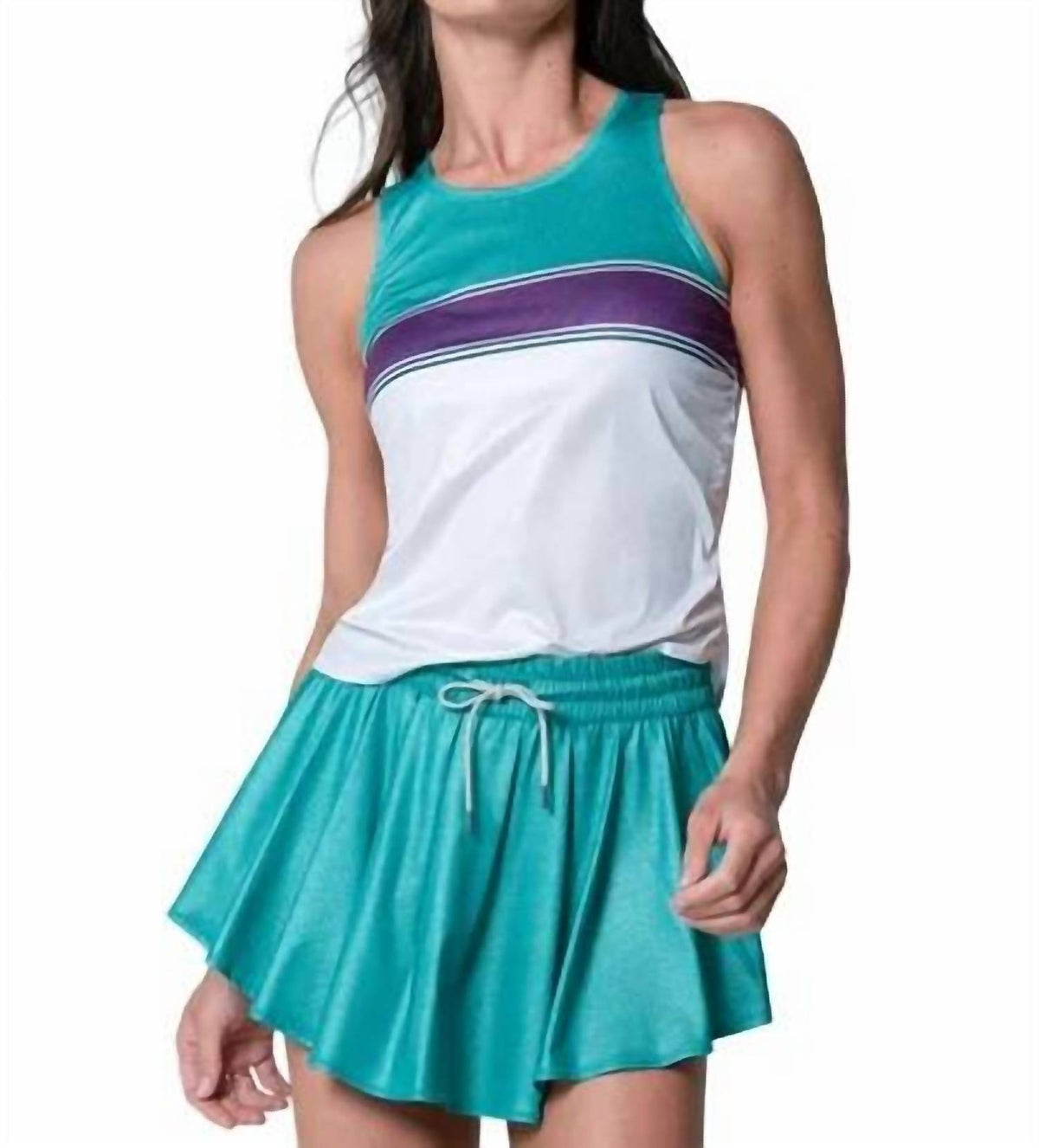 Lucky In Love - Chroma Stripe Cinch Tank