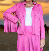 Way - Suede Fringe Jacket