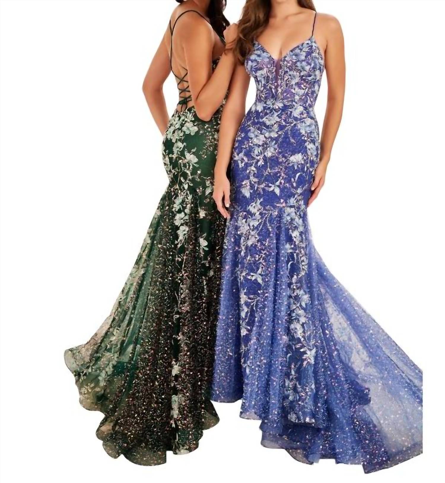 Ellie Wilde - Glitter Mermaid Prom Gown