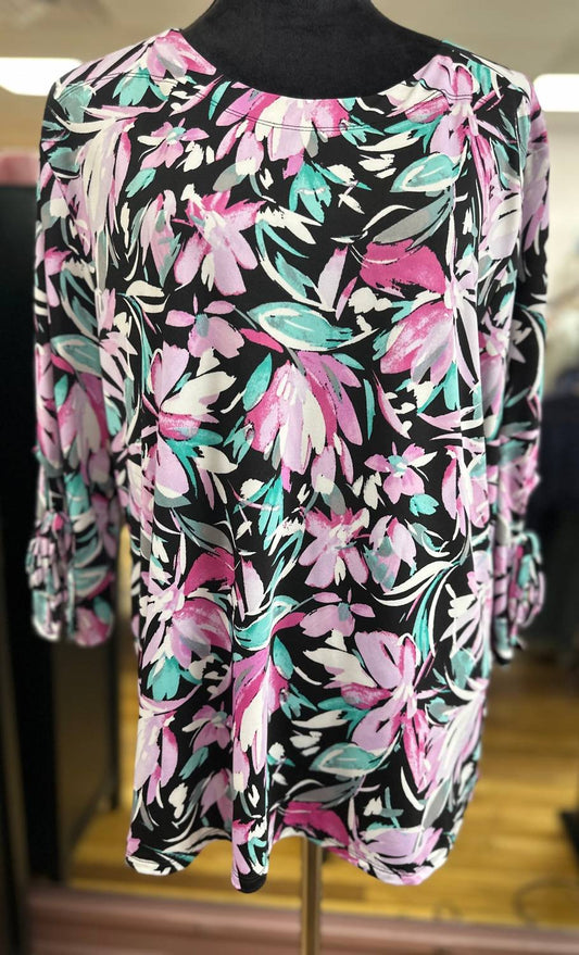 Bebe - Women's Three Quarter Sleeve Top