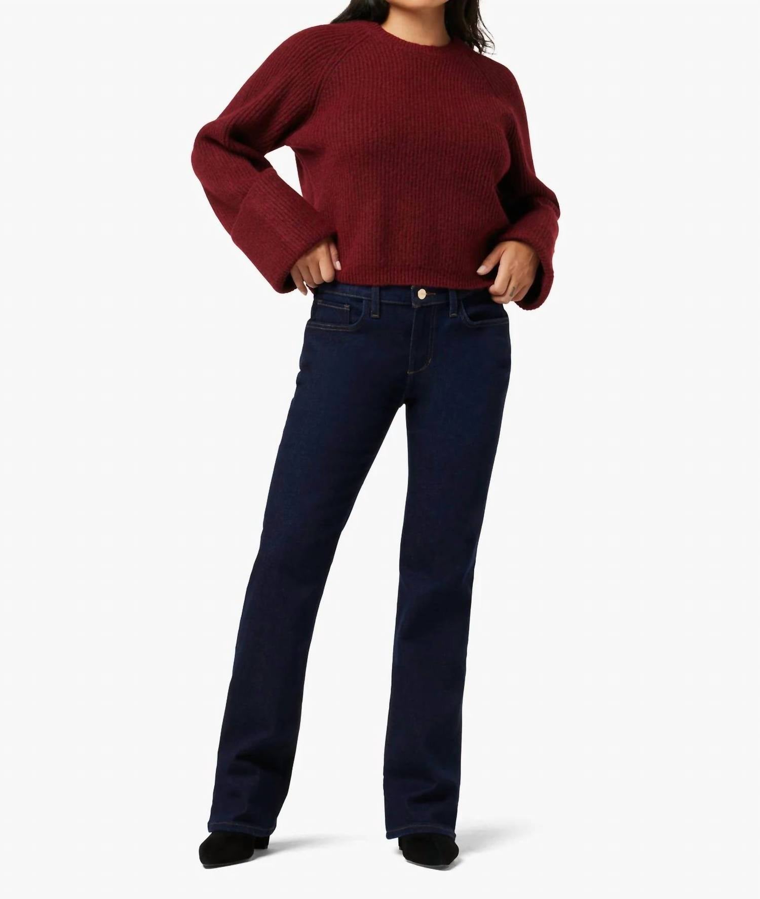 Joe's Jeans Provocatuer Petite Bootcut Jeans in heart eyes - women's jeans
