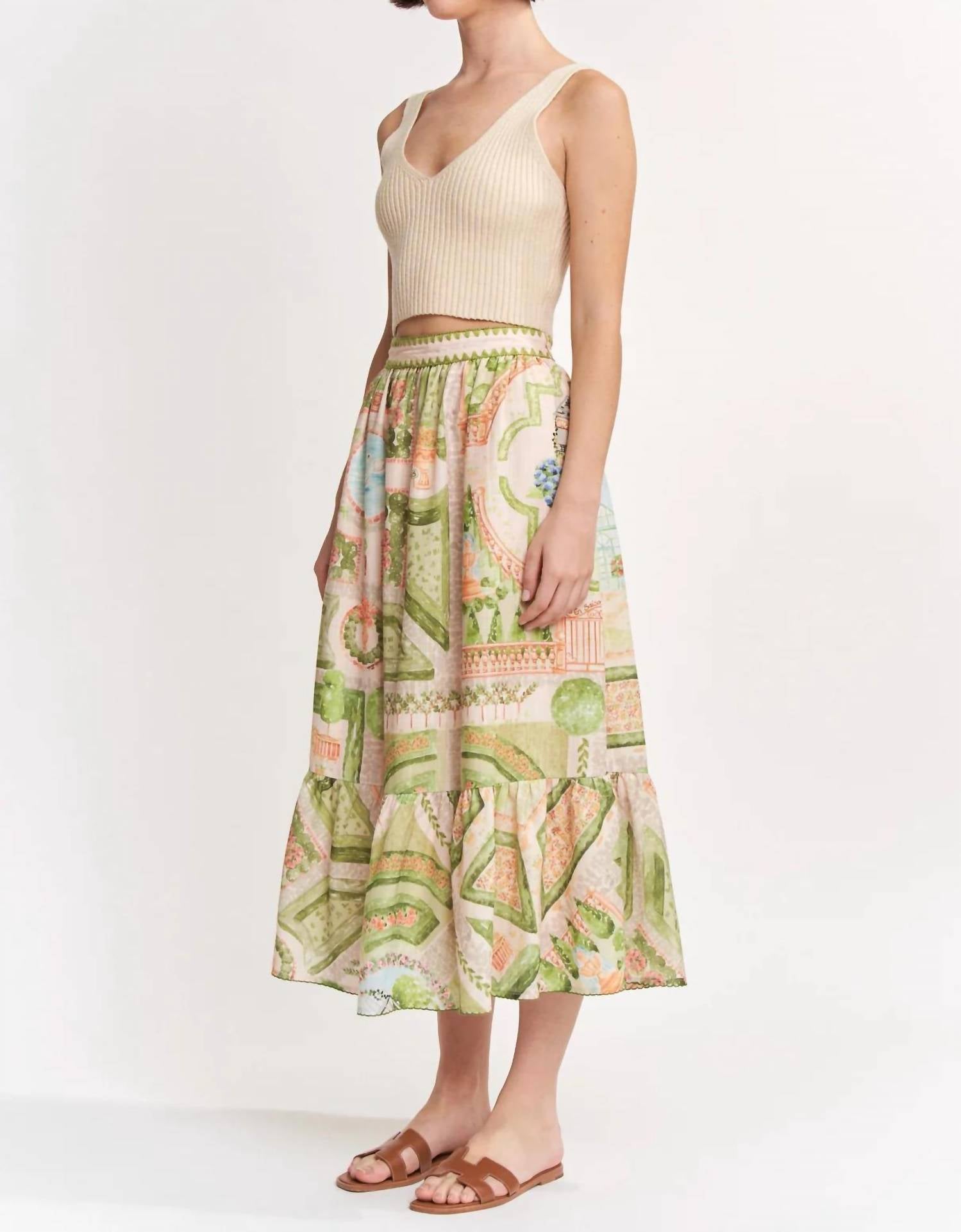 En Saison - Sariyah Midi Skirt