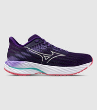 MIZUNO Women's Wave Inspire 21 Running Shoe in vintage indigo white - women's shoe
