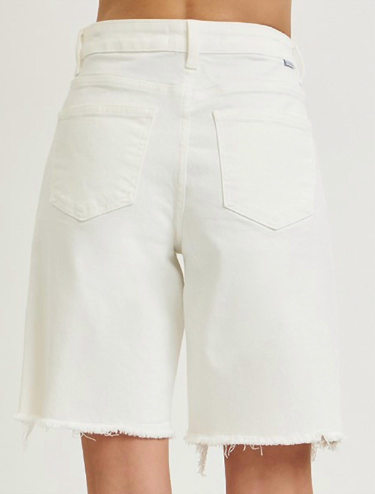 Risen - Mid Rise Bermuda Shorts