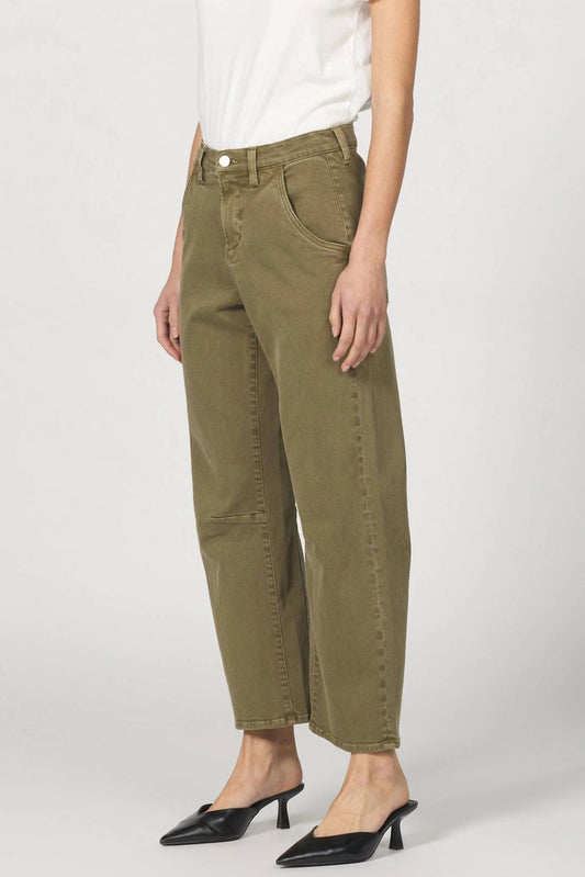 Dear John Denim - Lasso High-rise Cropped Loose Barrel Jeans