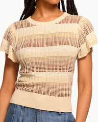 Ramy Brook - Rebecca Knit Flutter Sleeve Top