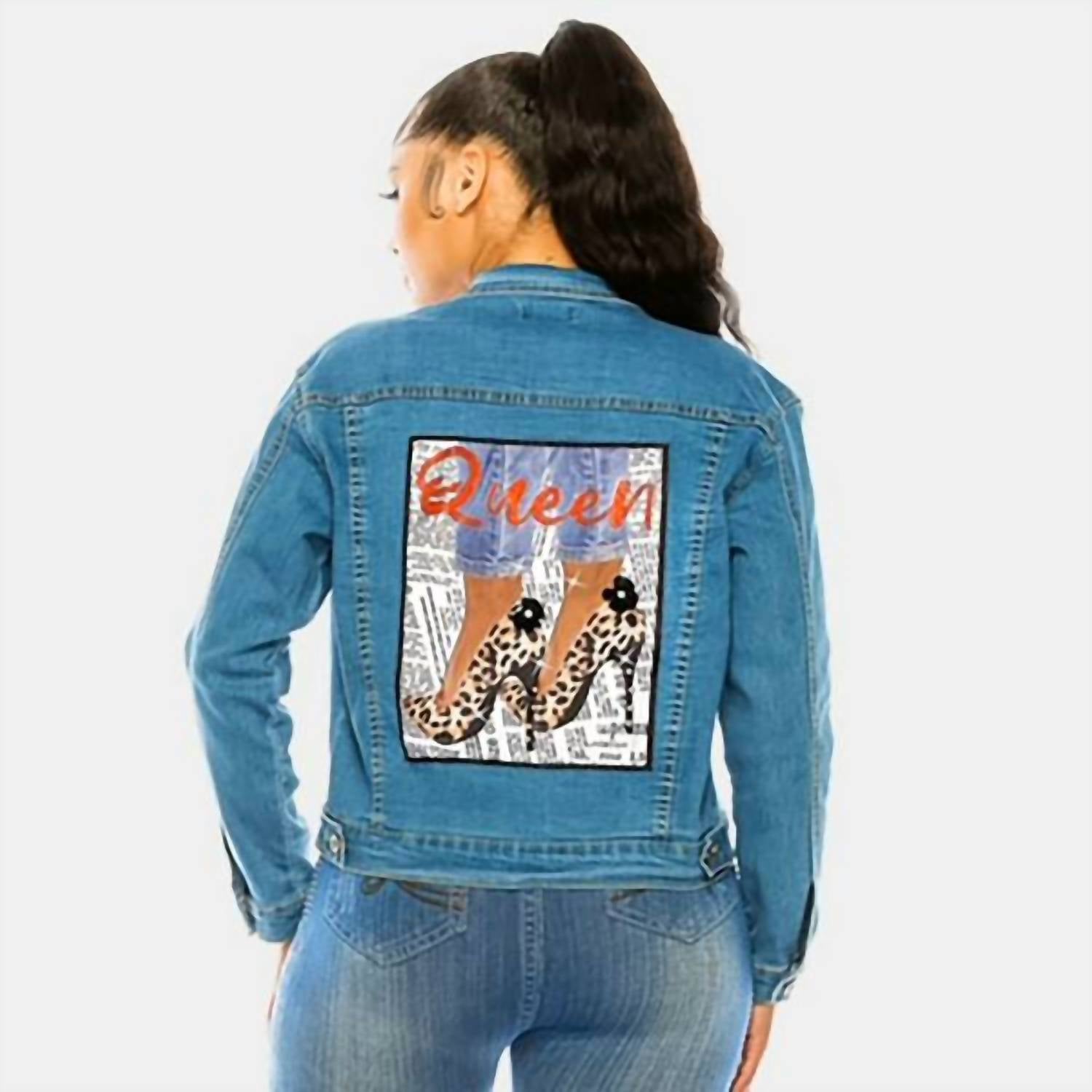 Wona Trading - Queen Stiletto Heel Back Accented Jacket