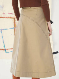 Mii Collection - A-line Long Midi Skirt