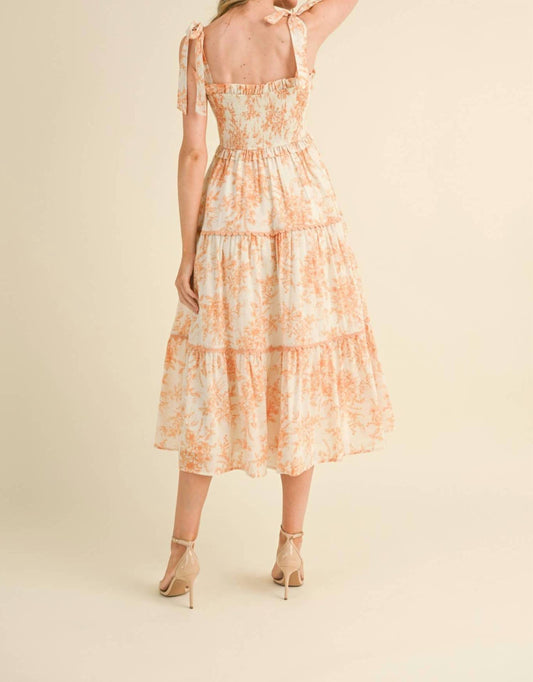 &Merci - Sunset Floral Midi Dress
