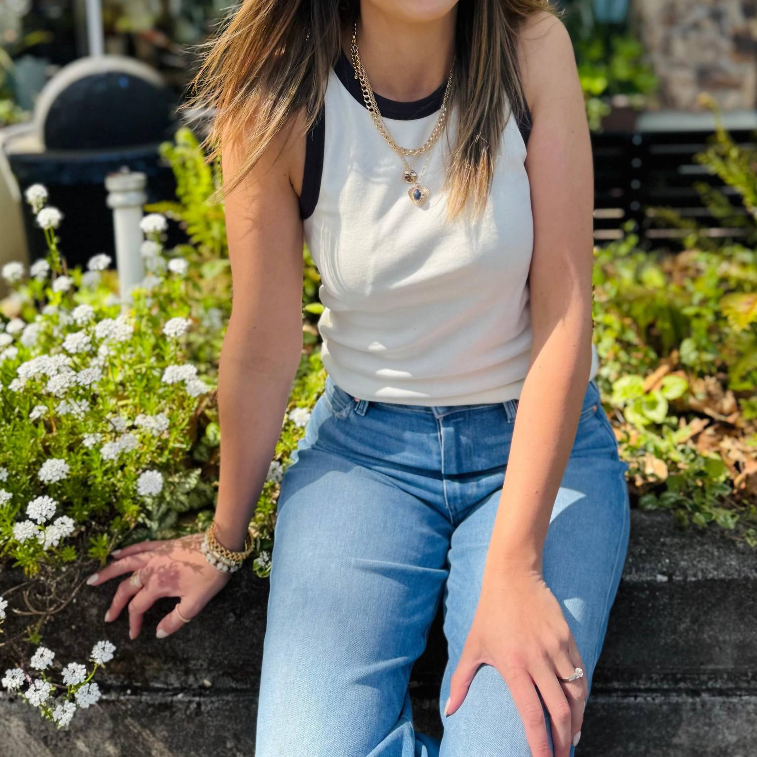 Dylan - Contrast Rib Tank