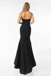 Ava Presley - Strapless Gown With Rosette Cutouts