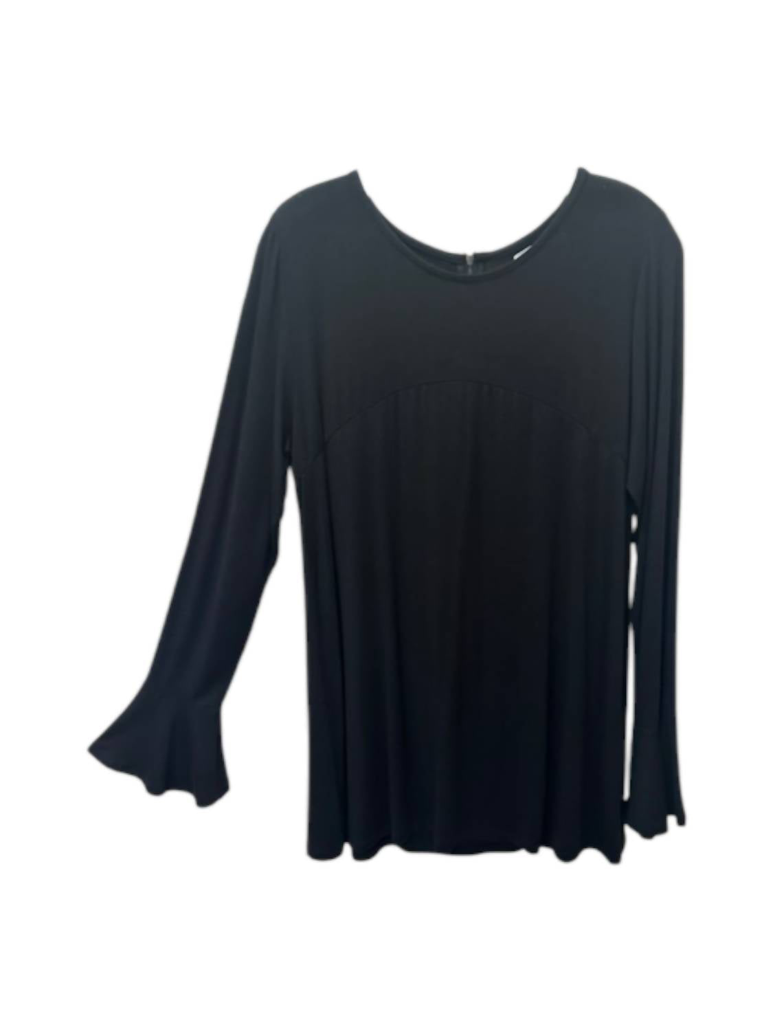 Keren Hart - Women's Bell Sleeve Top With Zipper Back