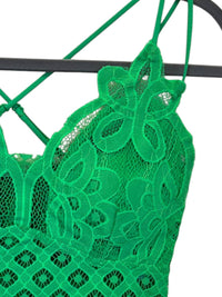 Color Alien - Crochet Lace Bralette With Bra Pads