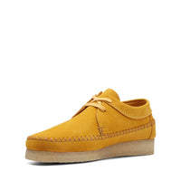 Clarks Men's Weaver Shoes in mustard suede - men's loafer - view 4