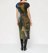 Lafayette 148 - X Save Venice Print Recycled Satin Plissé Midi Dress