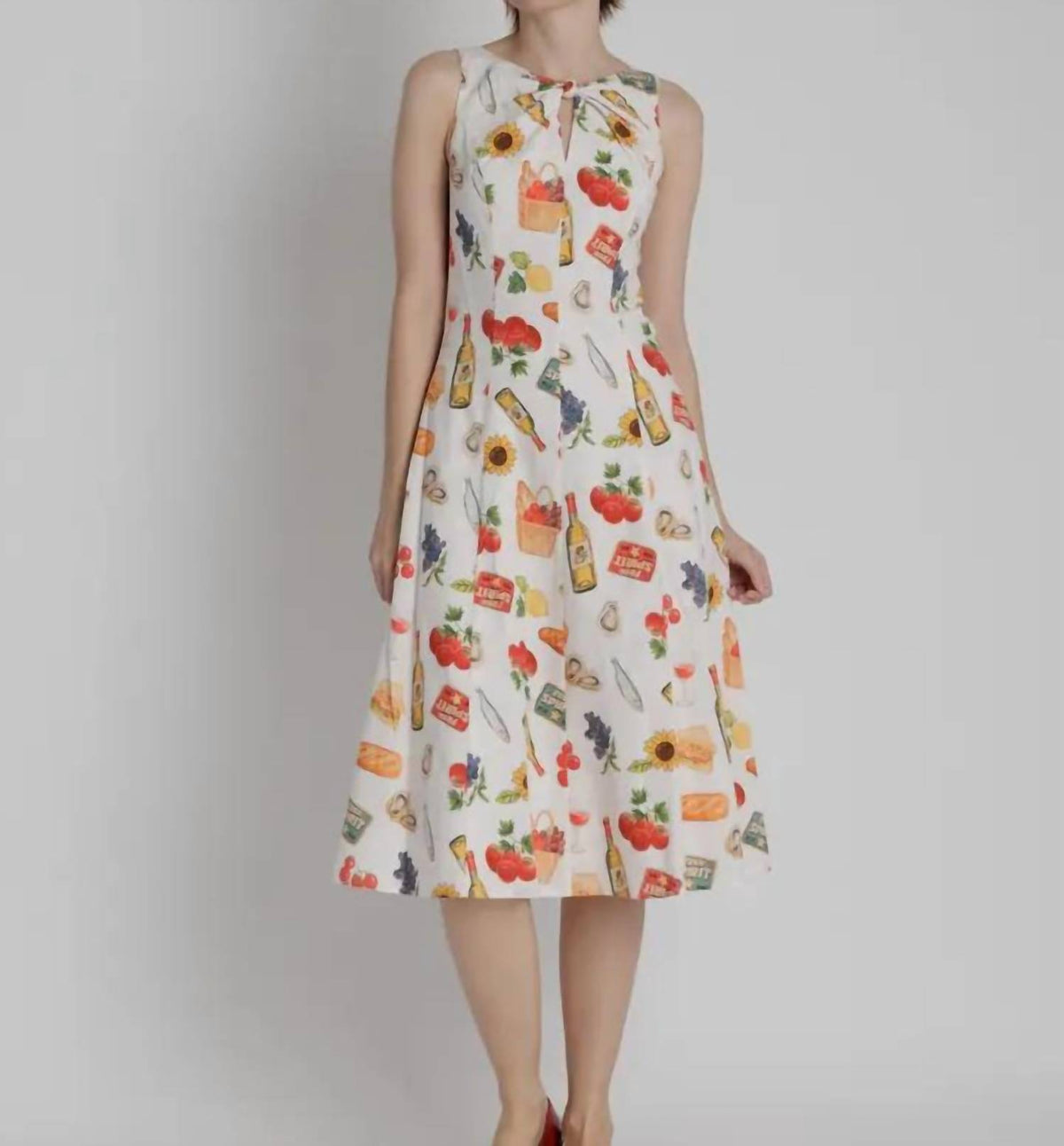 Aureum - Keyhole Midi Dress