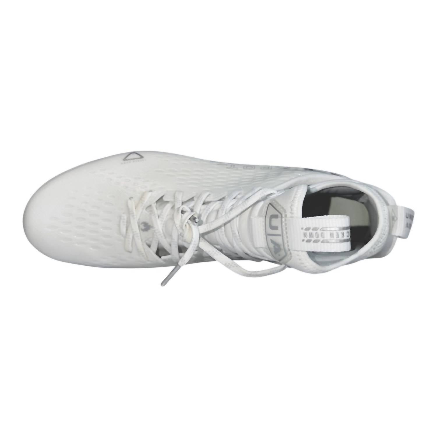 UNDER ARMOUR Men's Sportlight Lux Mc 2.0 Football Cleat Shoe in white - men's shoe - alternate view