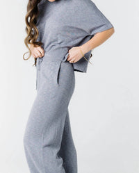WISHLIST Ashley Pant in grey - women's pants - alternate view