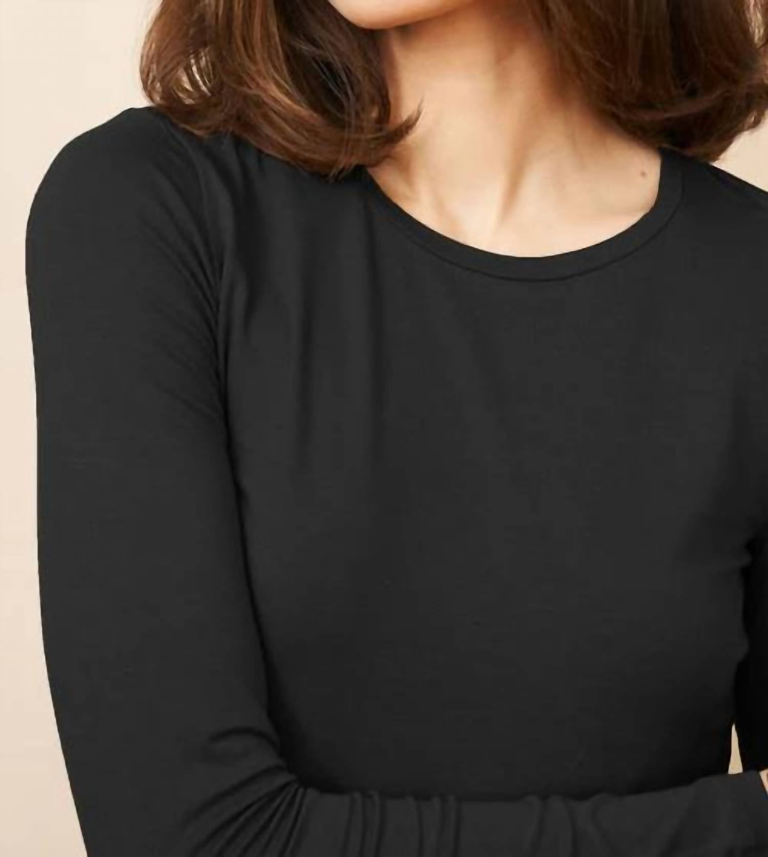 Majestic Filatures - Soft Touch Long Sleeve Crew Neck Tee