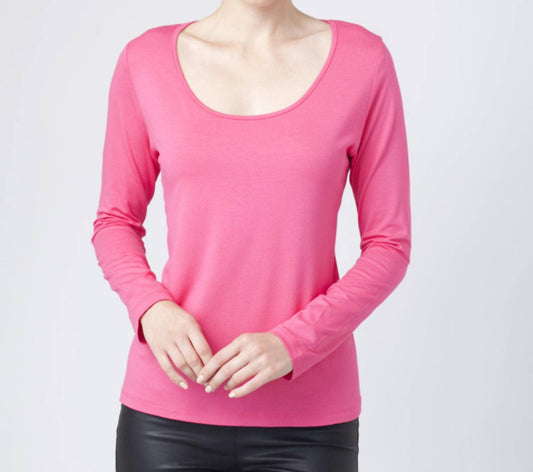 Long Sleeve Scoop Top