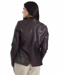 Nine West - Classic Racer Leather Jacket