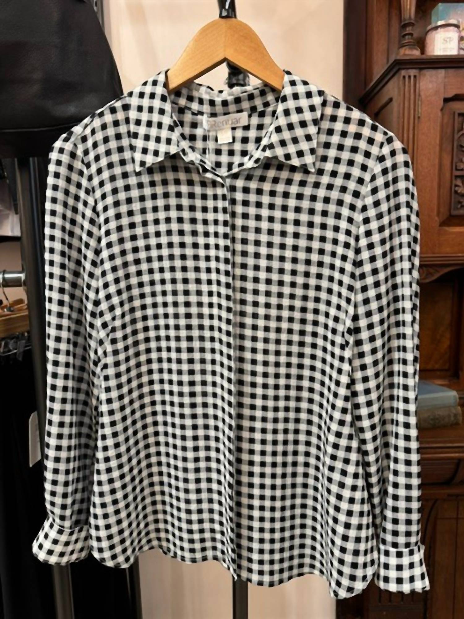 Renuar - Woven Blouse Long Sleeve Button Up