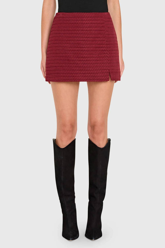 Amanda Uprichard - Dale Tweed Mini Skort