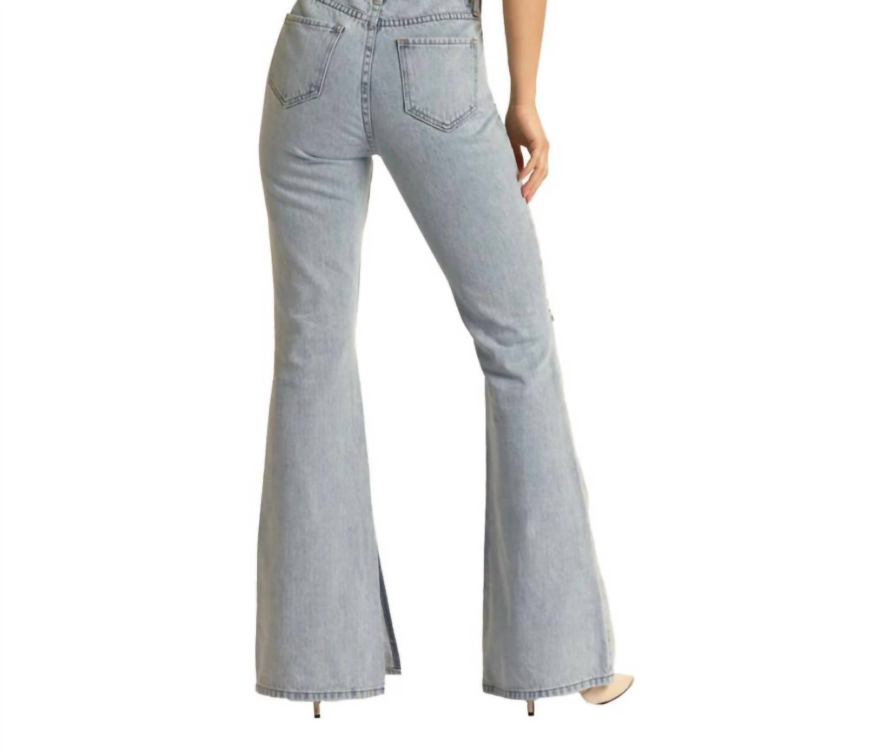 Rock & Roll Denim - Women's High Rise Flare Jeans
