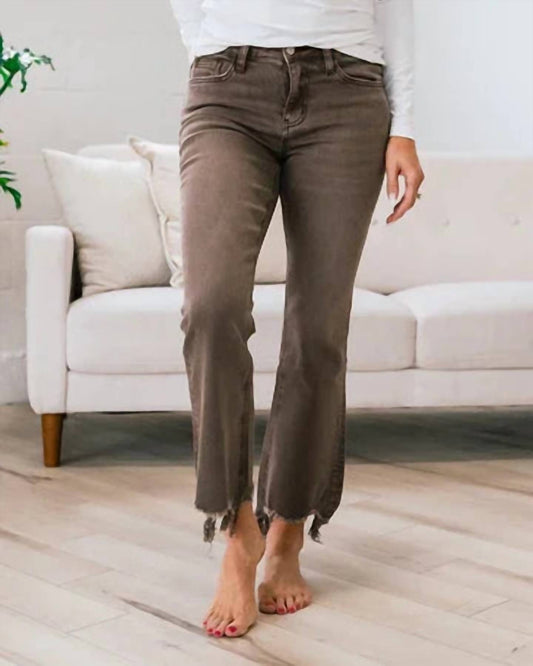 Vervet By Flying Monkey - Potting Soil Crop Flare Jeans