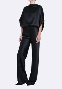 Nonchalant Label - Norma Elastic-waist Silky Trouser Pant