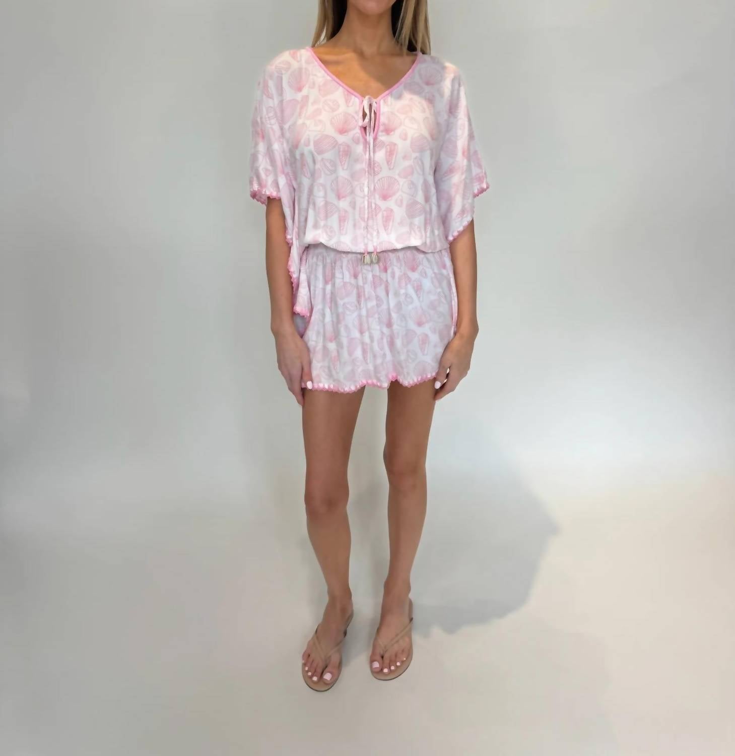 Romi The Brand Crystal Coast Butterfly Dress in pink - women's dress - view 4