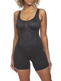 TC Fine Intimates Iconic Core Mid-thigh Booty Lift Shaping Bodysuit in black - women's shirt