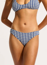 Seafolly - Bella Gingham Longline Hipster Bikini