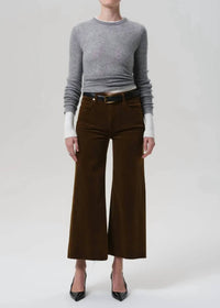 Citizens of Humanity Lyra Wide Leg Crop Pant in manuka - women's pants