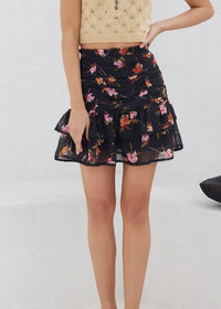 Lost + Wander - Floral Tiered Skirt
