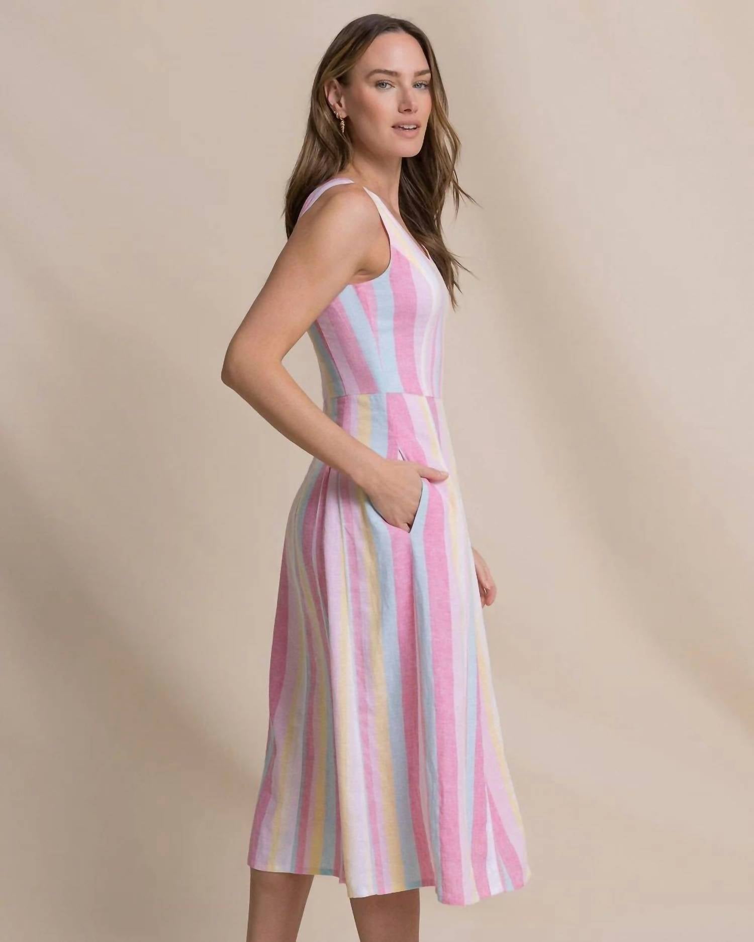 Southern Tide - Charmaine Gored Midi Dress