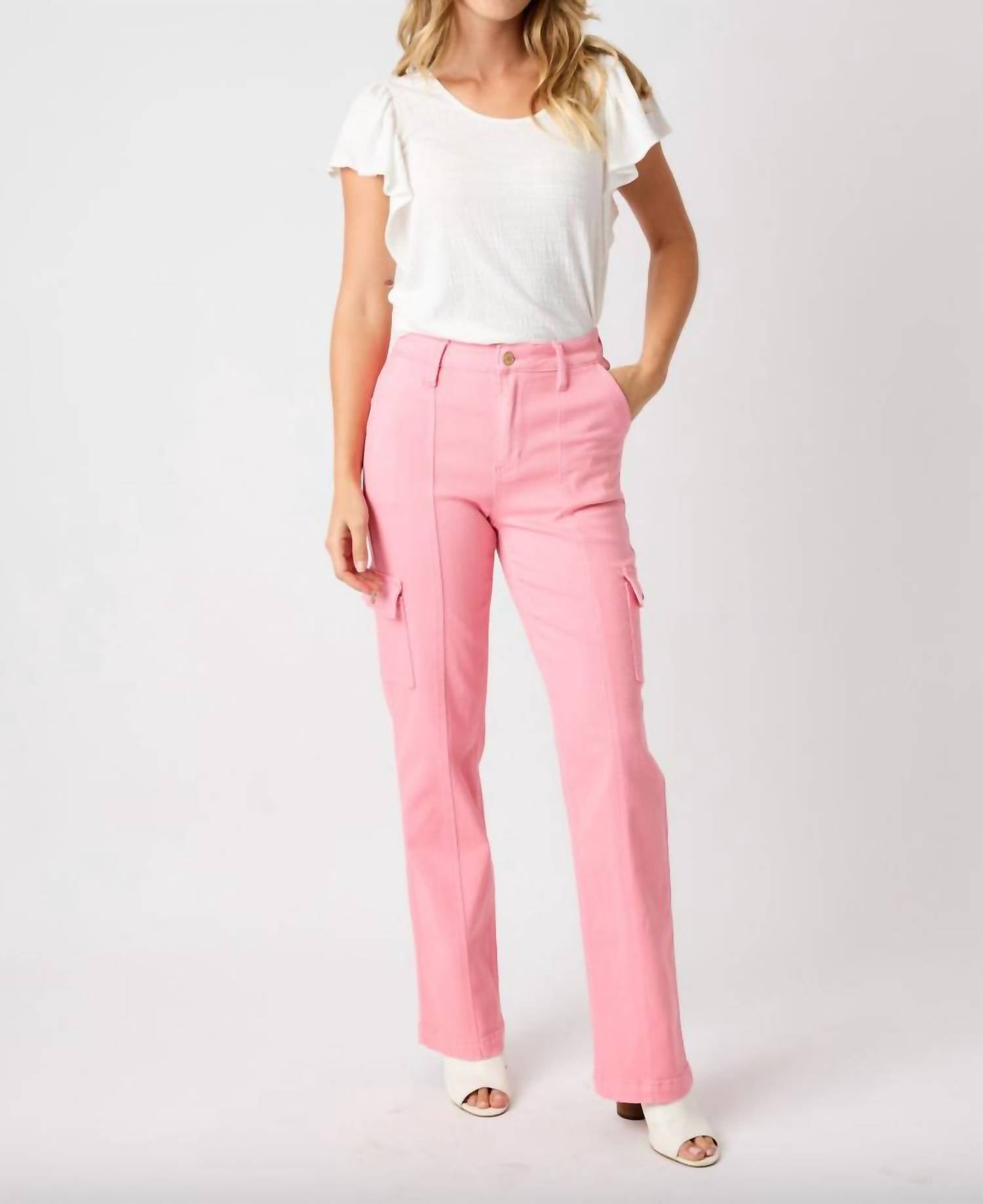 Judy Blue - Straight Leg Cargo Jeans