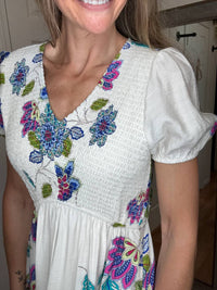 Hayden La - Kristen Floral Midi Tiered Dress
