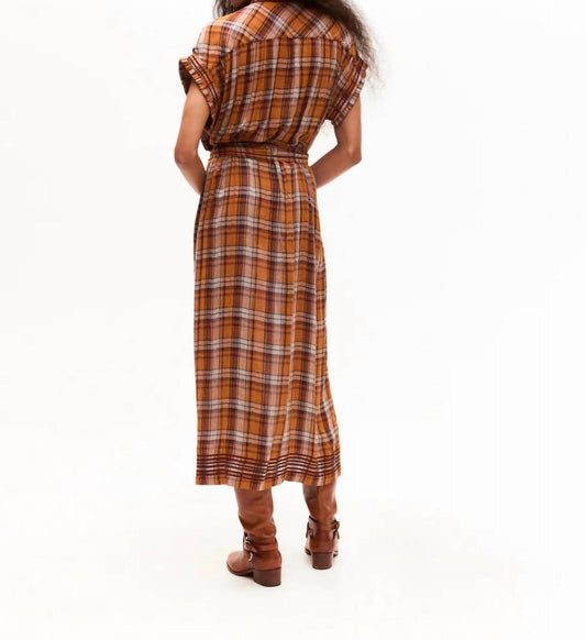 Carolina K - Valerie Short Sleeve Maxi Kaftan Dress