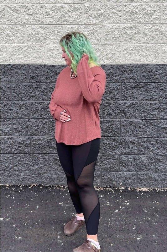 Lovely Melody - Chelsea Crochet Back Hacci Sweater Top