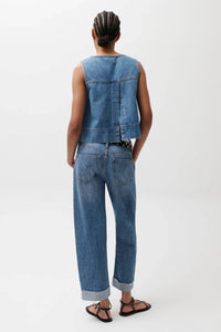 Pistola - Kacey Mid Rise Cuffed Boyfriend Jeans