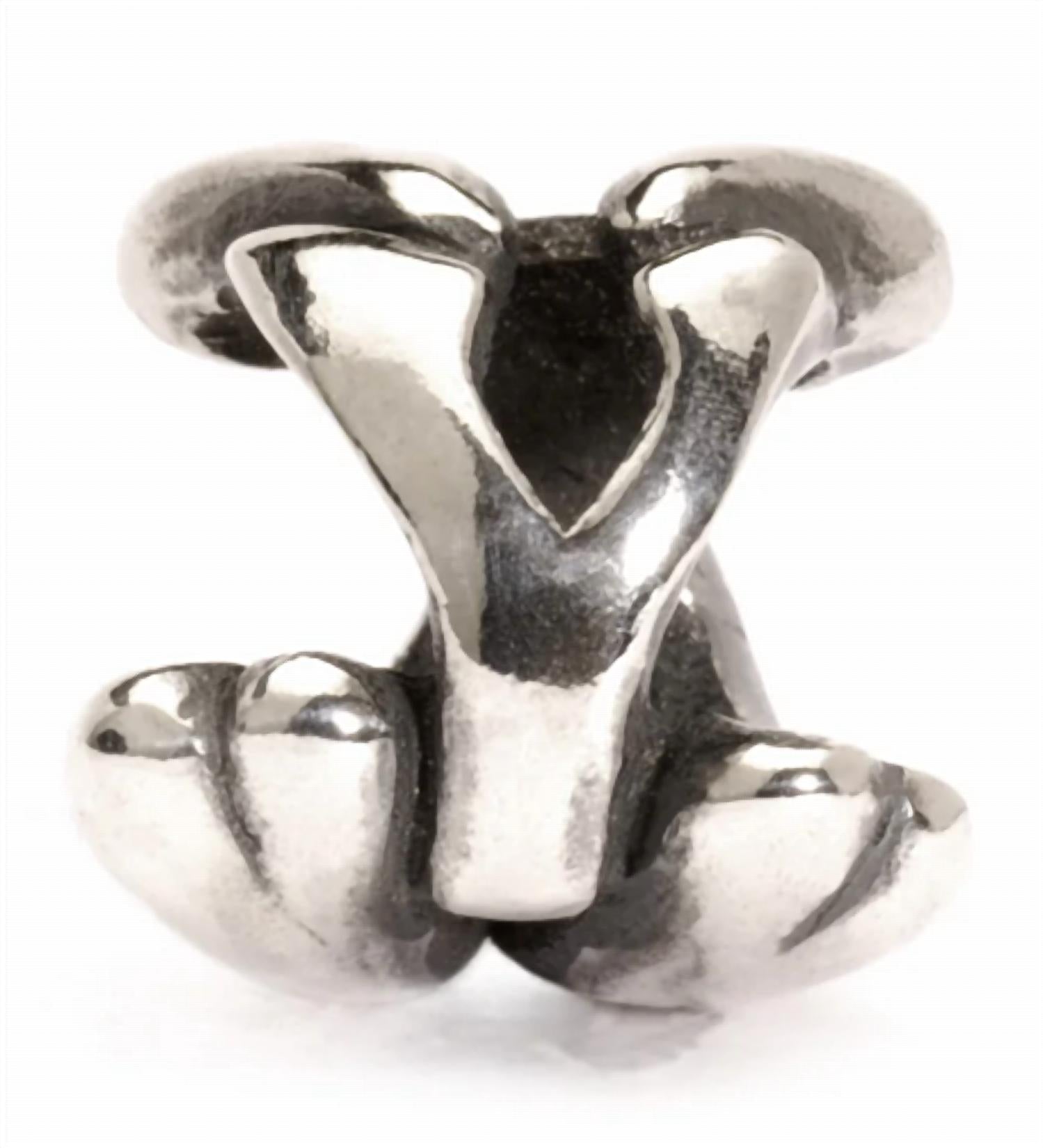 Trollbeads Letter Y Sterling Bead in silver - women's jewelry