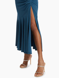 Cinq A Sept - Mika Surplice Ruched Midi Dress