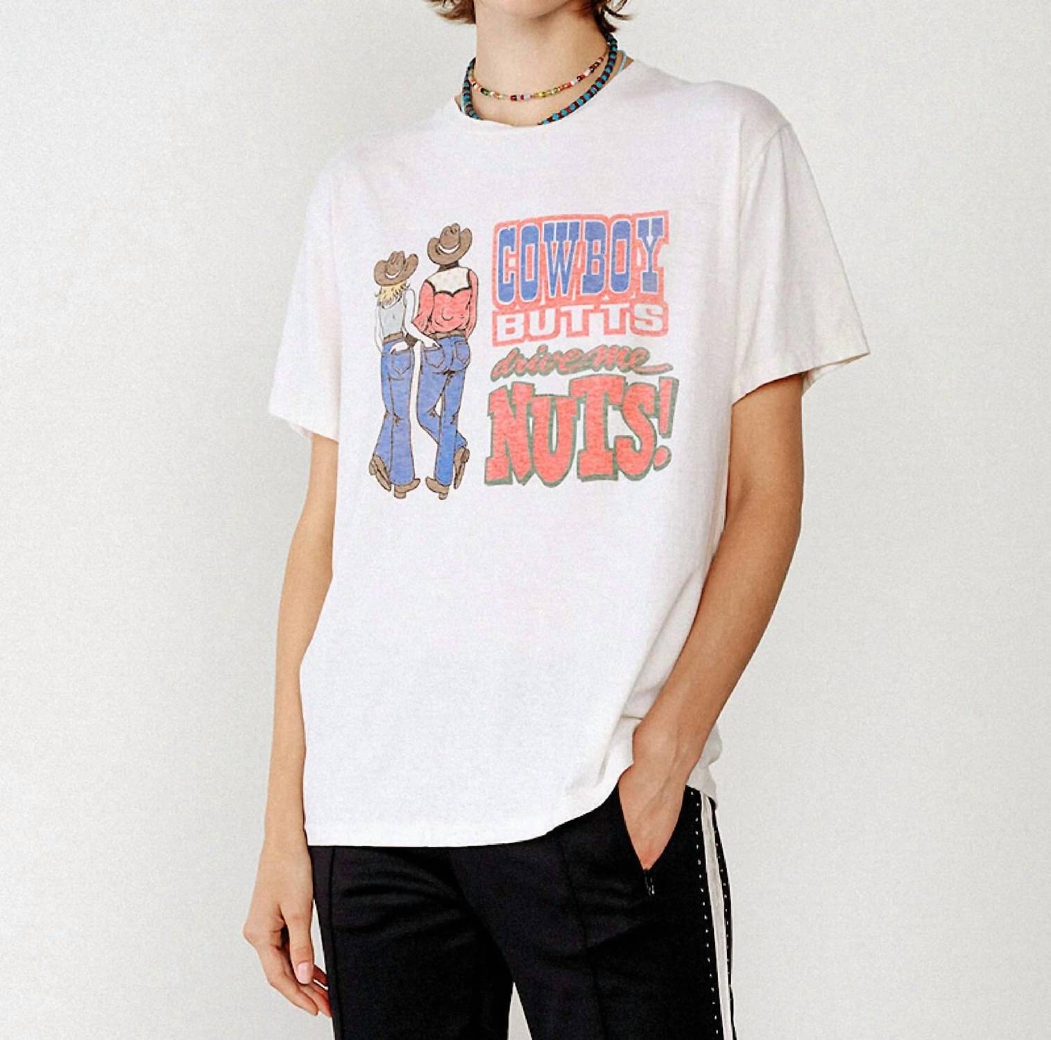 Re/Done - Cowboy Butts Boyfriend Tee