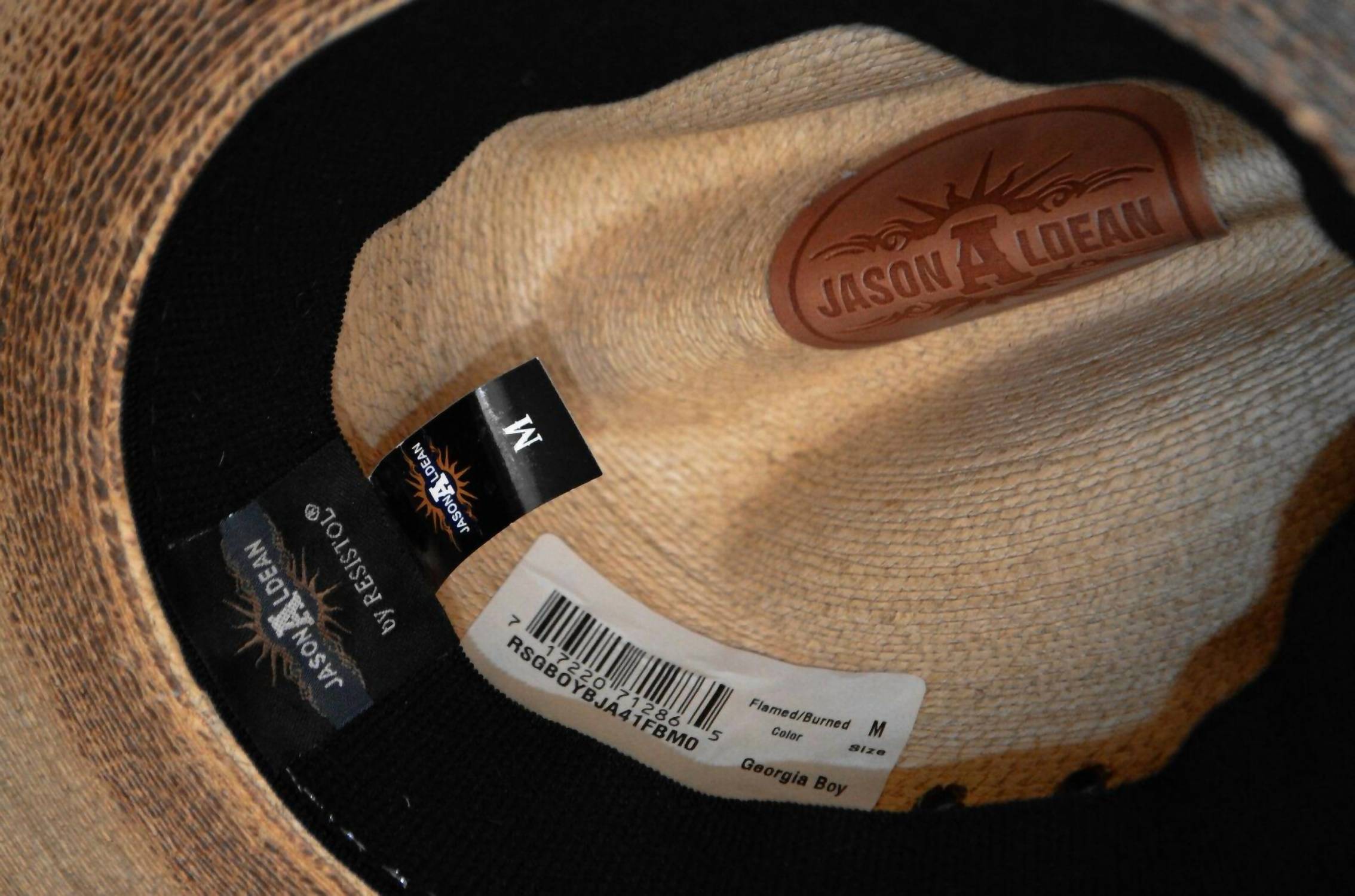 Resistol - Men's Georgia Flamed Jason Aldean Collection Palm Cowboy Hat