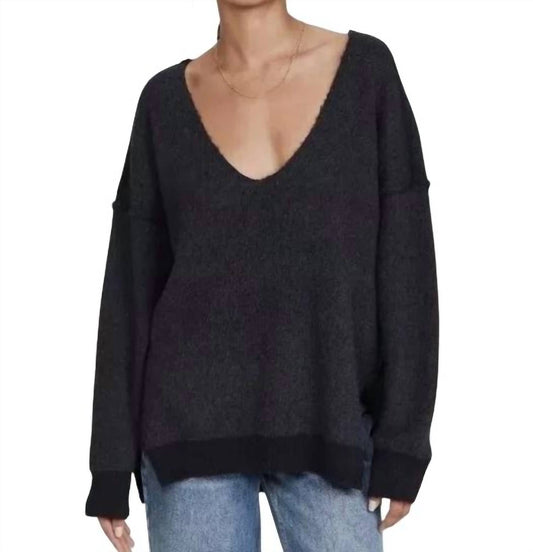 Free People - WEATHER VNECK SWEATER