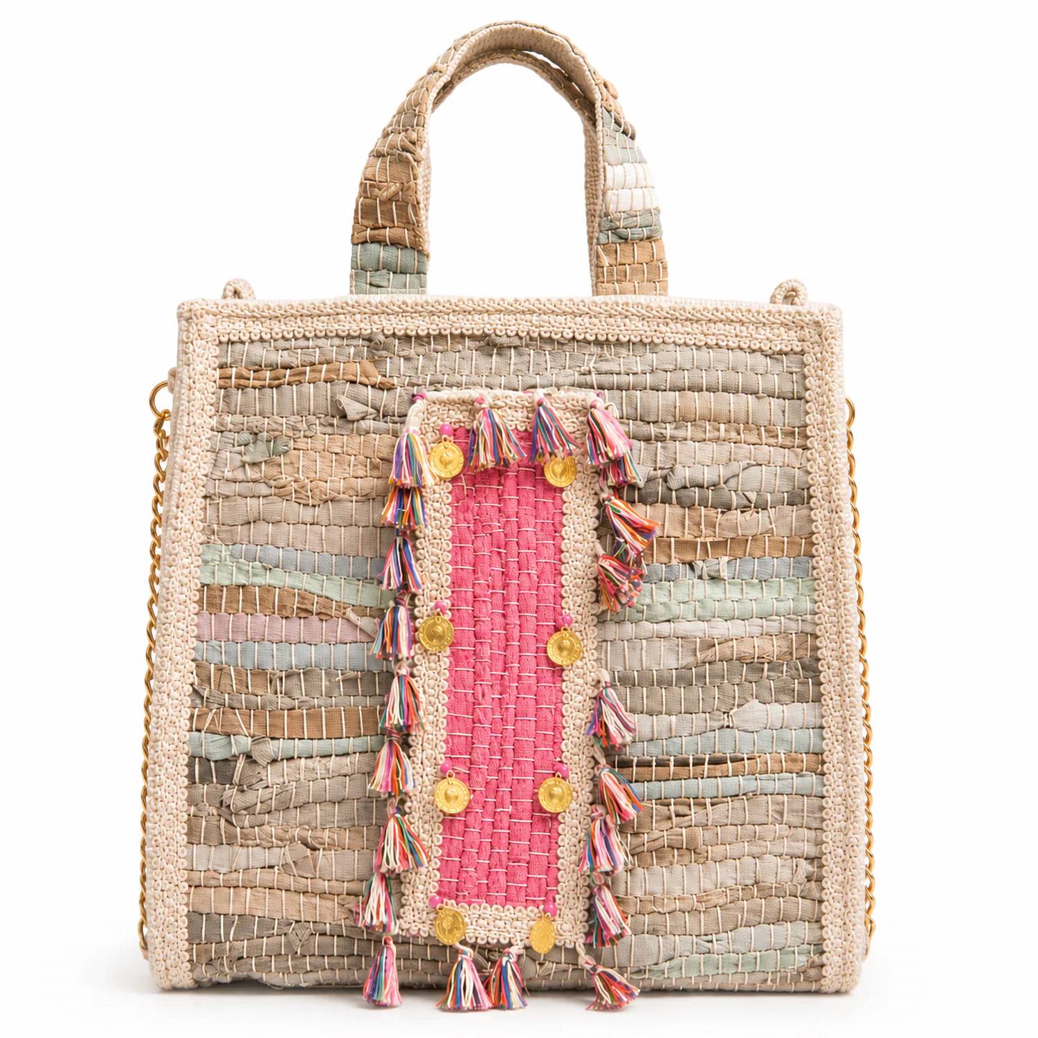 Elektra'S Workshop - Women's Mini Crossbody Tassel Bag