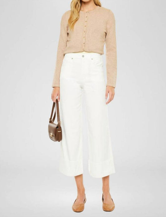 Kancan - Ultra High Rise 90's Cropped Wide Leg Jeans