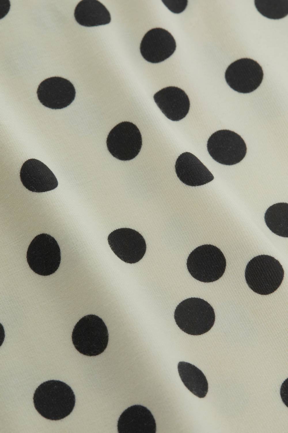 L'Agence - Ressi Polka Dot Short Sleeve Crew