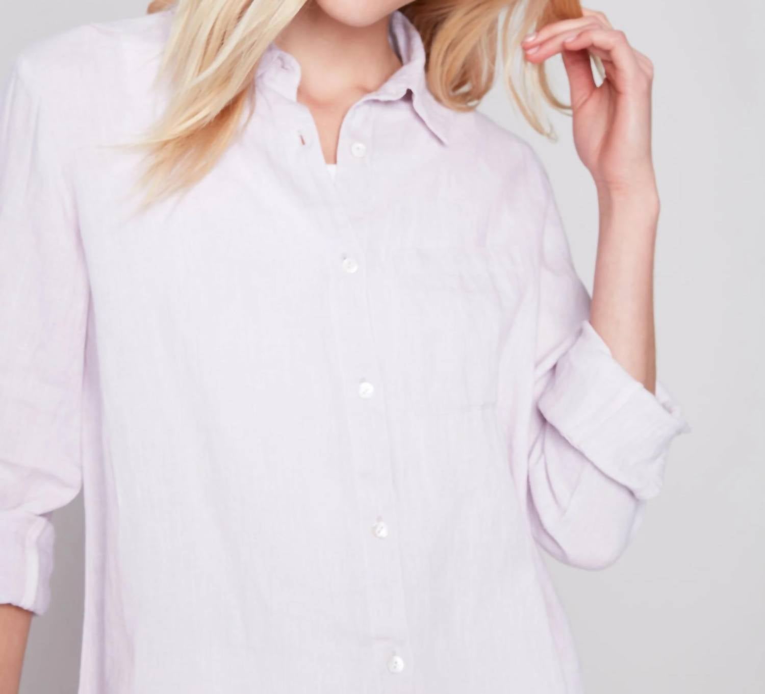 Charlie B - jacquard blouse